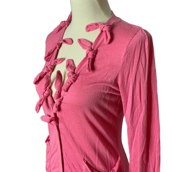 LEIFSDOTTIR for ANTHROPOLOGIE snap front tie details top size XS - Picture 2 of 13